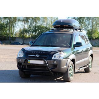 Frontbügel WT025 Schwarz (Edelstahl) Hyundai Tucson JM 2004- Foto 2
