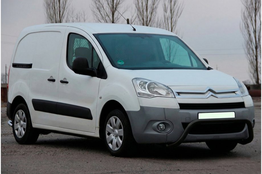 Citroen Berlingo 2008-2018 Frontbügel WT007 Schwarz (Edelstahl) Image