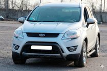 Ford Kuga 2008-2013 Frontbügel WT007 Schwarz (Edelstahl) Foto 3