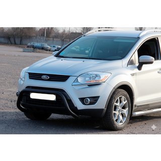 Frontbügel WT007 Schwarz (Edelstahl) Ford Kuga 2008-2013 Foto 2