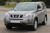 Nissan X-trail T31 2007-2014 Frontschutzbügel WT007 Schwarz (Edelstahl) Foto 3