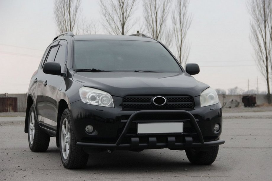 Toyota Rav 4 2006-2013 Frontbügel WT-ST15 Schwarz (Edelstahl) Image