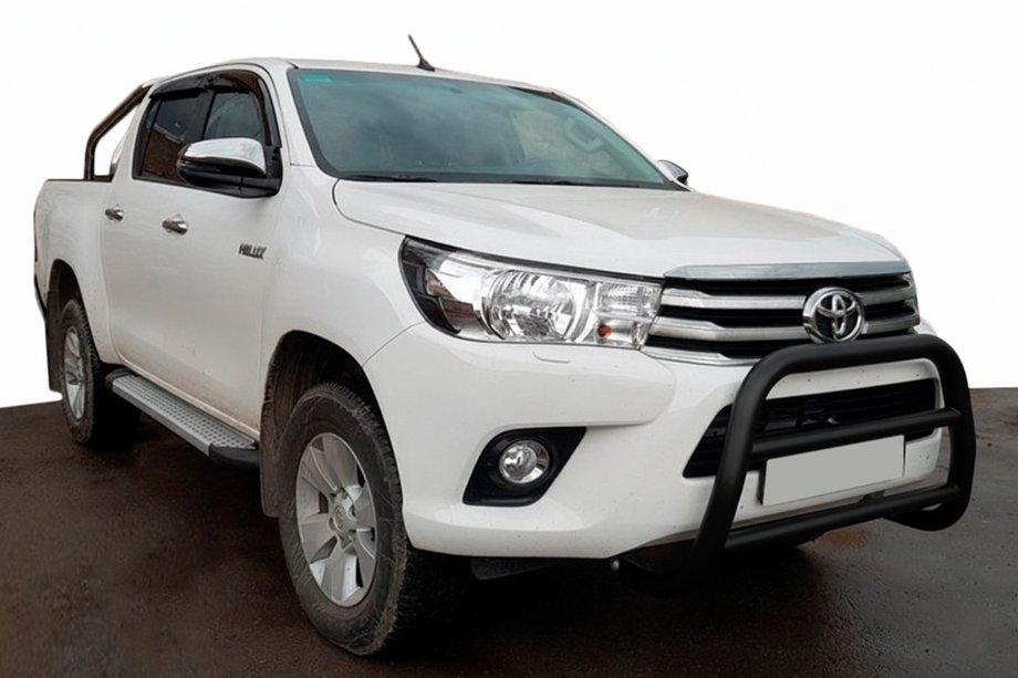 Toyota Hilux 2015- Frontbügel WT007 Schwarz (Edelstahl) Image