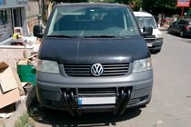 Volkswagen T5 Transporter 2003-2010 Frontbügel ST006-04 Grille Black (Edelstahl) Foto 3