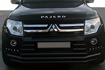 Mitsubishi Pajero Wagon IV 2006-2021 Frontschutzbügel ST015-9 Schwarz (Edelstahl) Foto 1