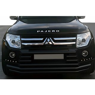Frontschutzbügel ST015-9 Schwarz (Edelstahl) Mitsubishi Pajero Wagon IV 2006-2021