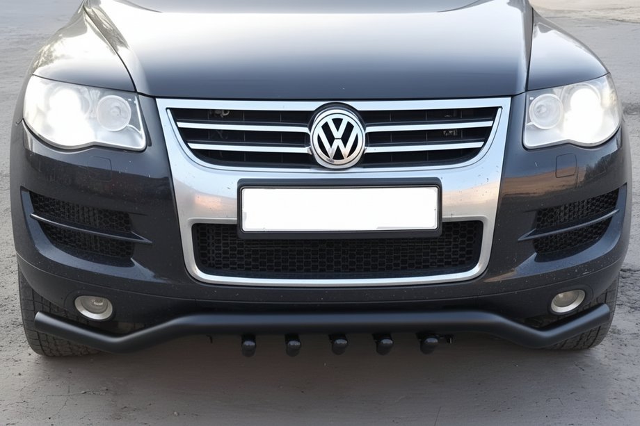 Volkswagen Touareg 2002–2010 Frontbügel ST028 Schwarz Image