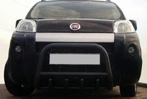 Citroen Nemo 2007-2017 Frontbügel QT006 Schwarz (Edelstahl) Foto 2