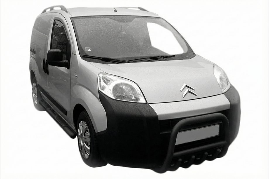 Citroen Nemo 2007-2017 Frontbügel QT006 Schwarz (Edelstahl) Image