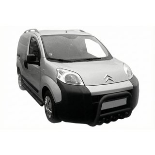 Frontbügel QT006 Schwarz (Edelstahl) Fiat Fiorino/Qubo 2008-2024 Foto 2
