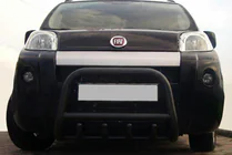 Peugeot Bipper 2008-2017 Frontbügel QT006 Schwarz (Edelstahl) Foto 1