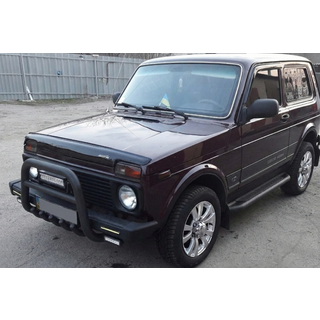 Frontbügel QT006 Schwarz (Edelstahl) Lada Niva та Urban 1977- Foto 2