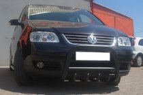 Volkswagen Touran 2003-2010 Frontbügel QT006 Schwarz (Edelstahl) Foto 3