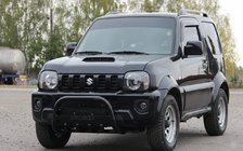 Suzuki Jimny 1998-2018 Frontbügel QT006 Schwarz (Edelstahl) Foto 3