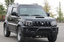 Suzuki Jimny 1998-2018 Frontbügel QT006 Schwarz (Edelstahl) Foto 2