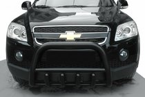 Chevrolet Captiva 2006-2019 Frontbügel QT006 Schwarz (Edelstahl) Foto 1