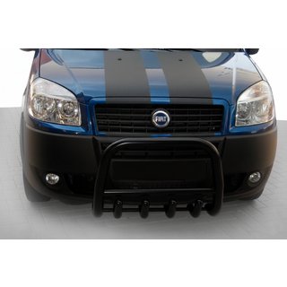 Frontbügel QT006 Schwarz (Edelstahl) Fiat Doblo I 2005-2010