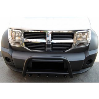 Frontbügel QT006 Schwarz (Edelstahl) Dodge Nitro 2006-2011