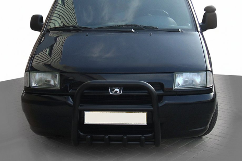 Citroen Jumpy 1996-2007 Frontbügel QT006 Schwarz (Edelstahl) Image