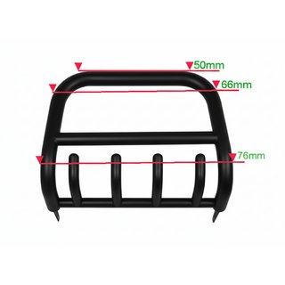 Frontbügel QT006 Schwarz (Edelstahl)