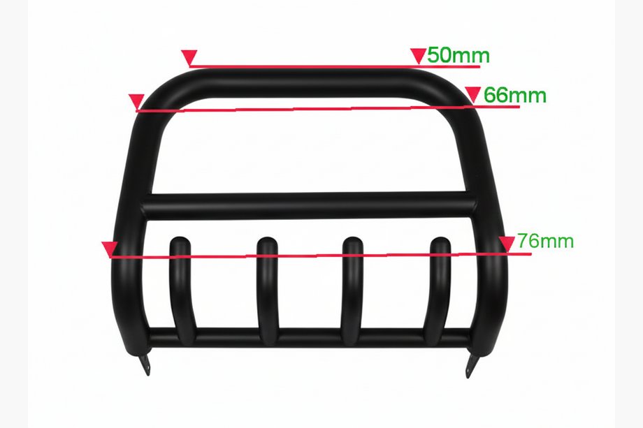 Isuzu D-Max 2011-2019 Frontbügel QT006 Schwarz (Edelstahl) Image