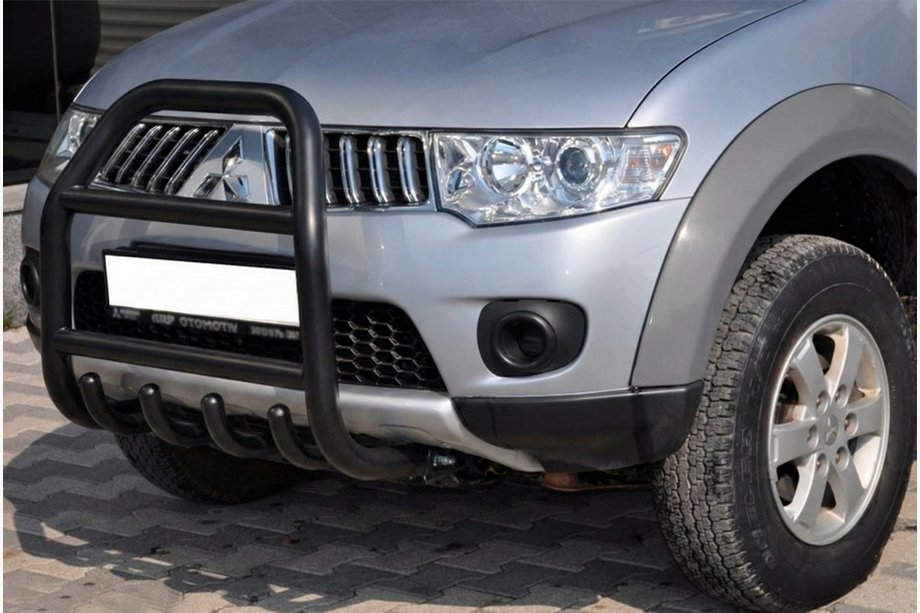 Mitsubishi L200 2006-2015 Frontbügel QT007 Schwarz (Edelstahl) Image