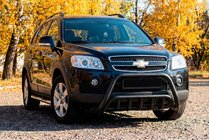 Chevrolet Captiva 2006-2019 Frontbügel WT002 Schwarz (Edelstahl) Foto 2
