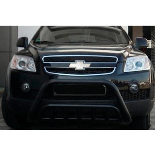 Frontbügel WT002 Schwarz (Edelstahl) Chevrolet Captiva 2006-2019 Foto 3