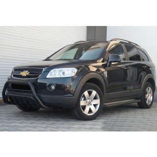 Frontbügel WT002 Schwarz (Edelstahl) Chevrolet Captiva 2006-2019 Foto 1