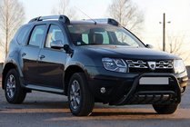 Dacia Duster 2008-2018 Frontbügel WT002 Schwarz (Edelstahl) Foto 1