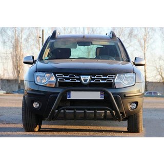 Frontbügel WT002 Schwarz (Edelstahl) Dacia Duster 2008-2018 Foto 2