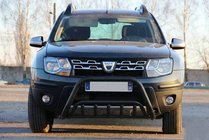 Renault Duster 2008–2017 Frontbügel WT002 Schwarz (Edelstahl) Foto 2