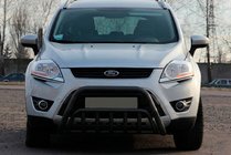 Ford Kuga 2008-2013 Frontbügel WT002 Schwarz (Edelstahl) Foto 2