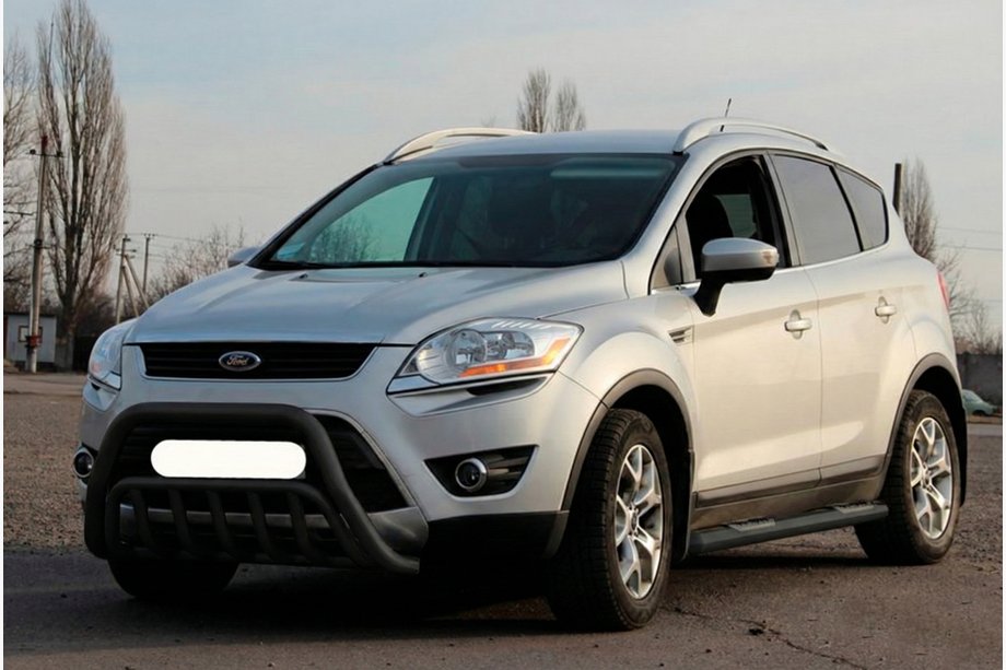 Ford Kuga 2008-2013 Frontbügel WT002 Schwarz (Edelstahl) Image