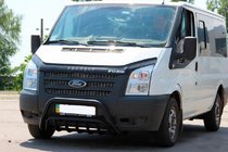 Ford Transit 2000–2014 Frontbügel WT002 Schwarz (2006-2014, Edelstahl) Foto 1