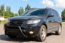 Hyundai Santa Fe 2 2006-2012 Frontbügel WT002 Schwarz (Edelstahl) Foto 1