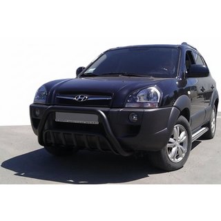 Frontbügel WT002 Schwarz (Edelstahl) Hyundai Tucson JM 2004- Foto 1