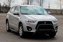 Mitsubishi ASX 2010-2023 Frontbügel WT002 Schwarz (Edelstahl) Foto 1
