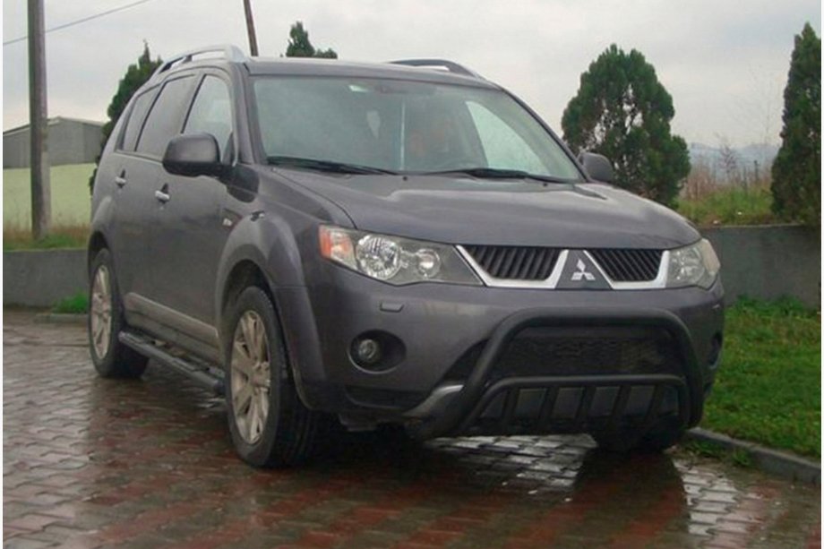 Mitsubishi Outlander 2006-2012 Frontbügel WT002 Schwarz (Edelstahl) Image