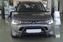 Mitsubishi Outlander 2012-2021 Frontbügel WT002 Schwarz (Edelstahl) Foto 1