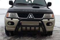 Mitsubishi Pajero Sport 1996-2007 Frontbügel WT002 Schwarz (Edelstahl) Foto 1
