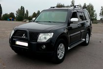 Mitsubishi Pajero Wagon IV 2006-2021 Frontbügel QT007 Schwarz (Edelstahl) Foto 2