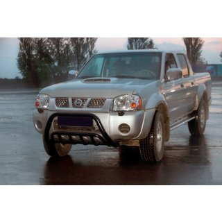 Frontbügel WT002 Schwarz (Edelstahl) Nissan NP300 1999-2015 Foto 1