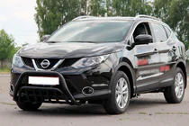 Nissan Qashqai 2014-2021 Frontbügel WT002 Schwarz (Edelstahl) Foto 2