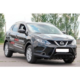 Frontbügel WT002 Schwarz (Edelstahl) Nissan Qashqai 2014-2021 Foto 3