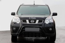 Nissan X-trail T31 2007-2014 Frontschutz WT002 Schwarz (Edelstahl) Foto 2