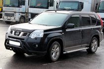 Nissan X-trail T31 2007-2014 Frontschutz WT002 Schwarz (Edelstahl) Foto 3