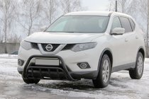 Nissan X-trail T32/Rogue 2014-2021 Frontbügel WT002 Schwarz (Edelstahl) Foto 3