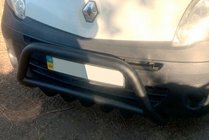 Renault Kangoo 2008–2020 Frontbügel WT002 Schwarz (Edelstahl) Foto 3