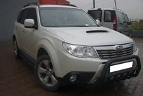 Subaru Forester 2008-2013 Frontbügel WT002 Schwarz (Edelstahl) Foto 2